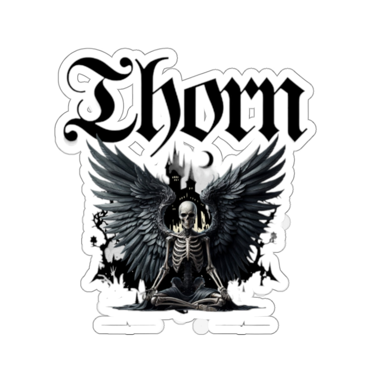 Gothic Thorn sticker