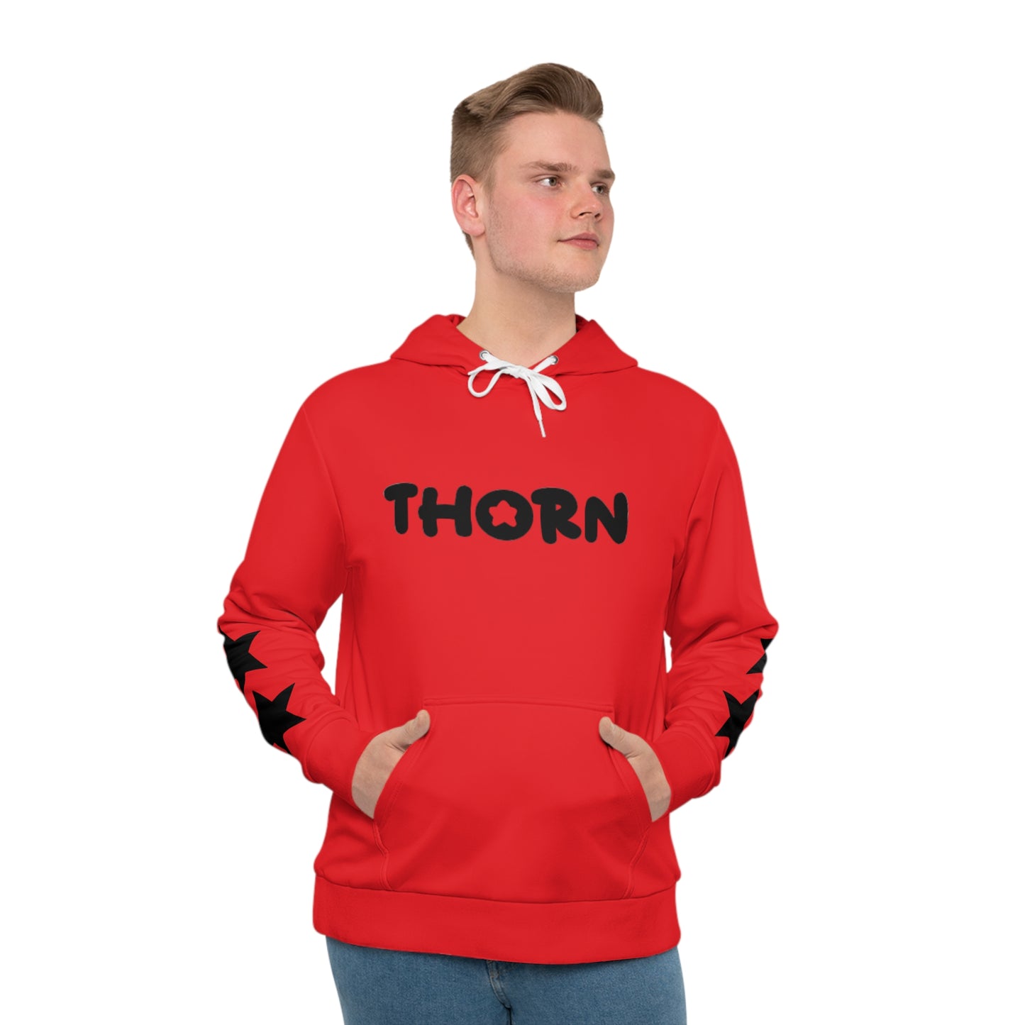 Red star hoodie