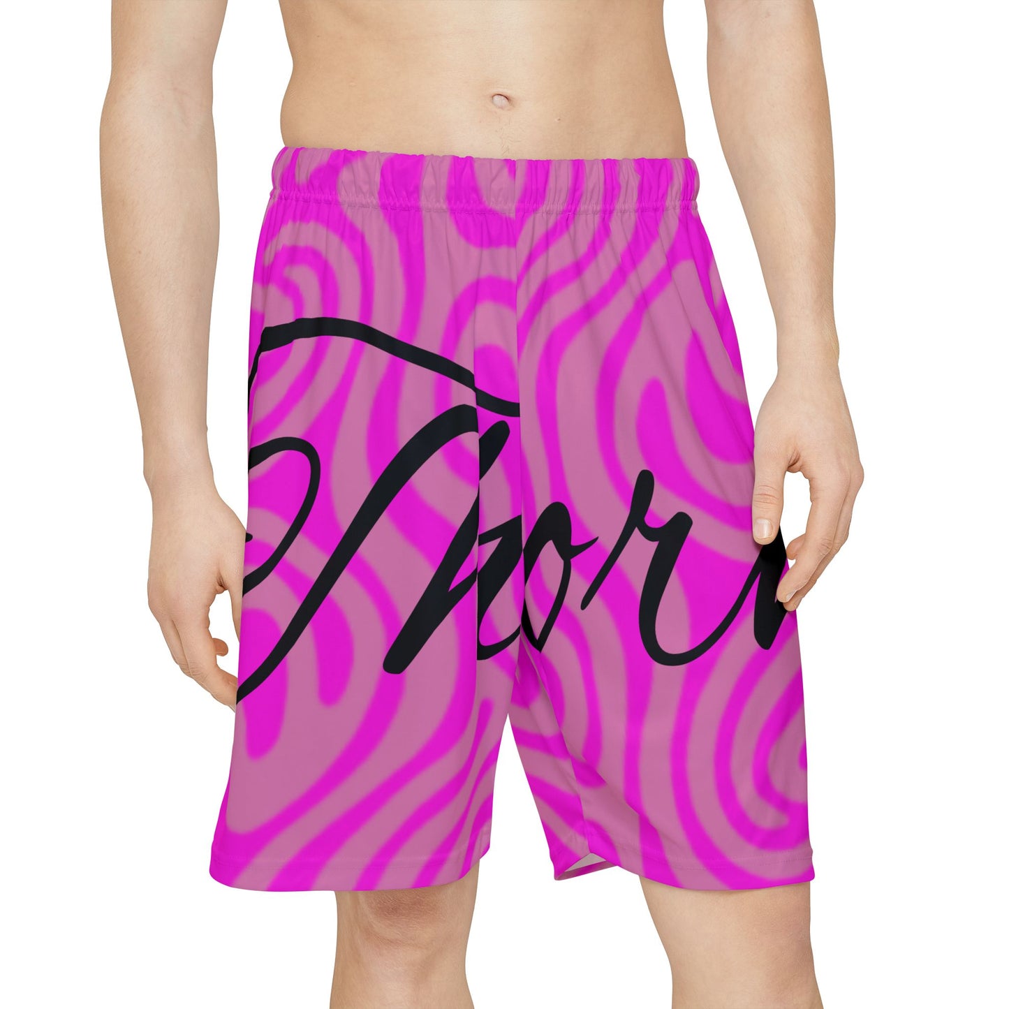 Pink Sports Shorts
