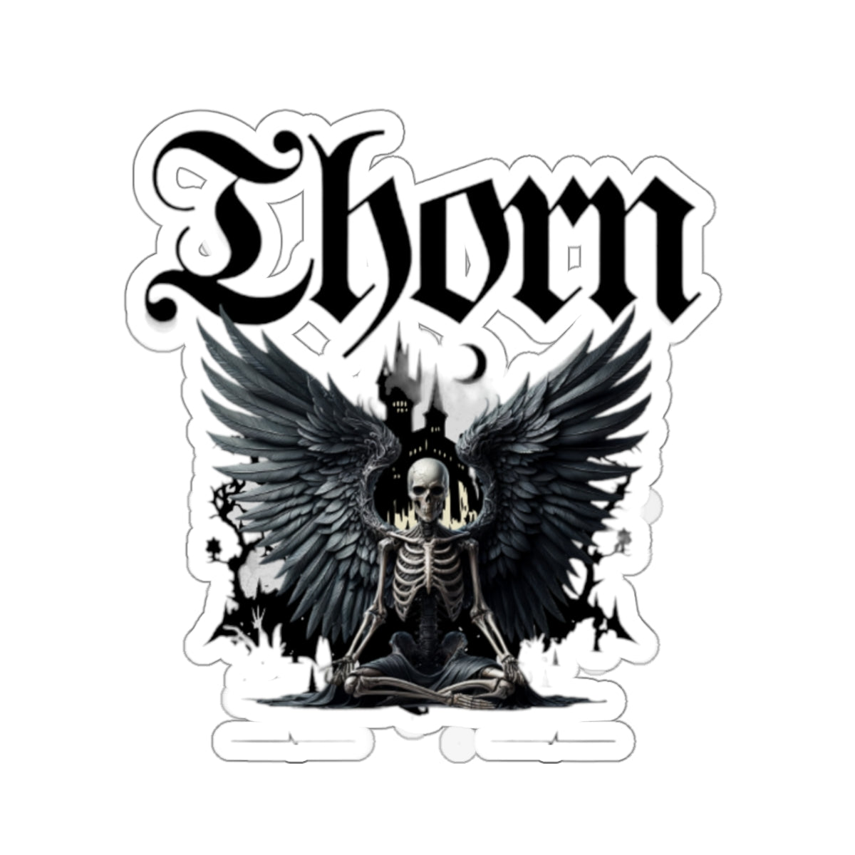 Gothic Thorn sticker