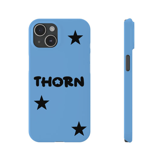 sky blue Thorn Iphone case