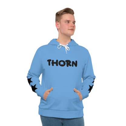 Mens blue star hoodie