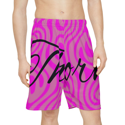 Pink Sports Shorts