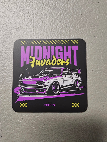 Midnight Invaders Sticker