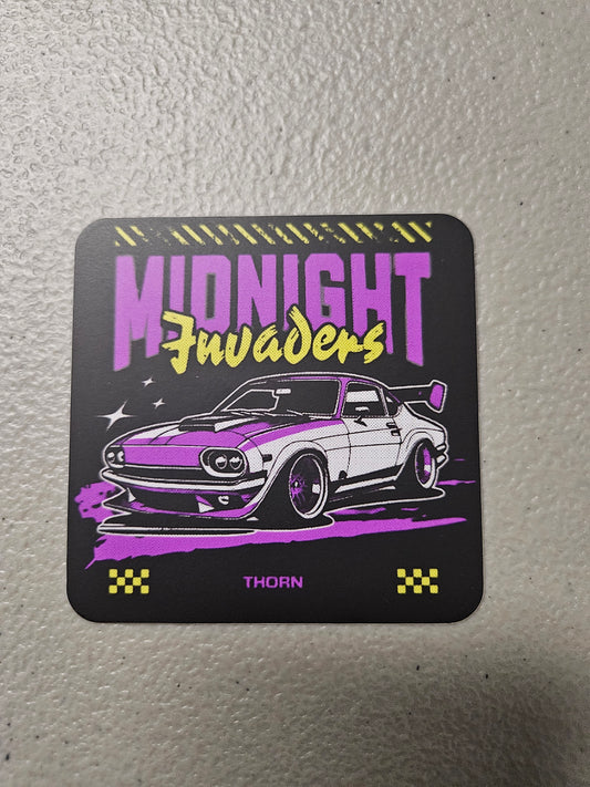 Midnight Invaders Sticker