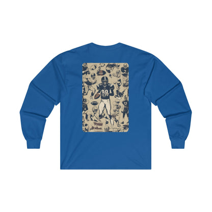 American Football Cotton Long Sleeve Tee