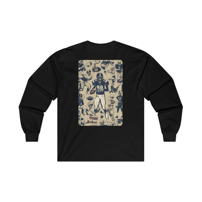 American Football Cotton Long Sleeve Tee