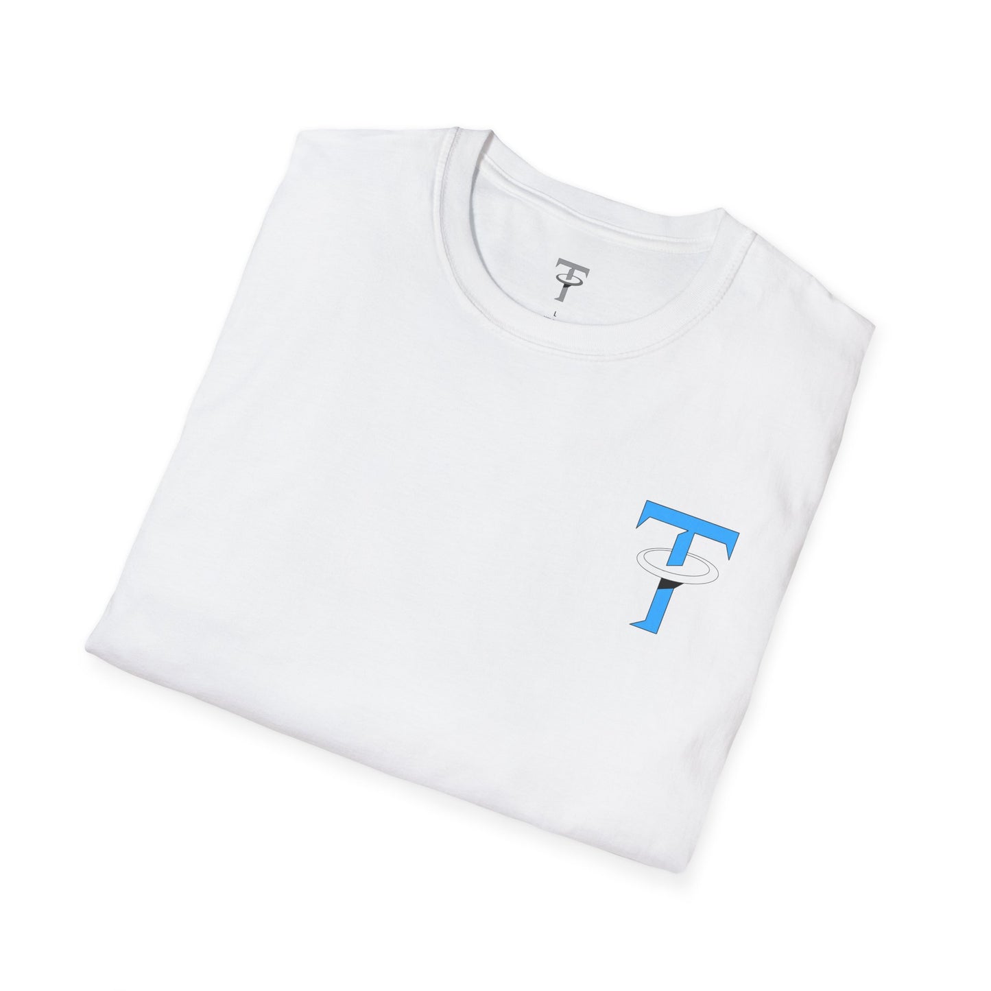 Blue and black lacrosse T shirt