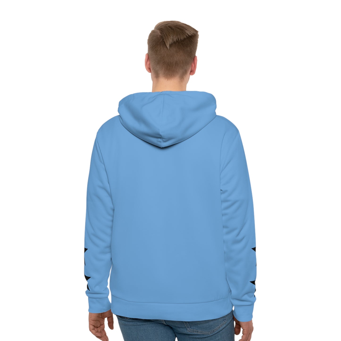 Mens blue star hoodie
