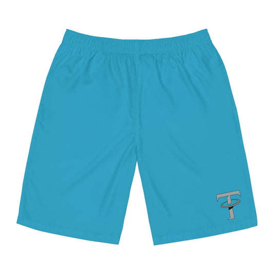 Blue Board Shorts (AOP)
